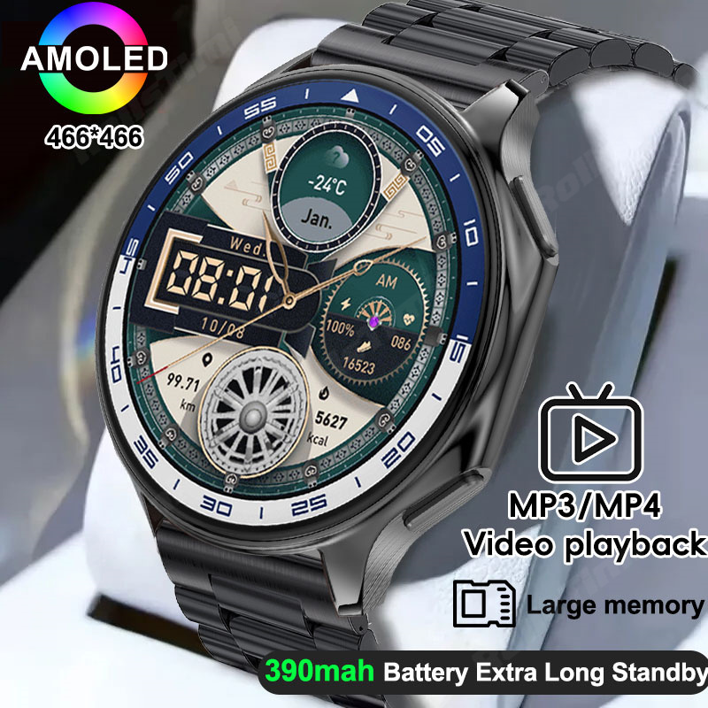 Smartwatch Oppo Watch - 1.43 AMOLED Smart Watch 3D Surround
