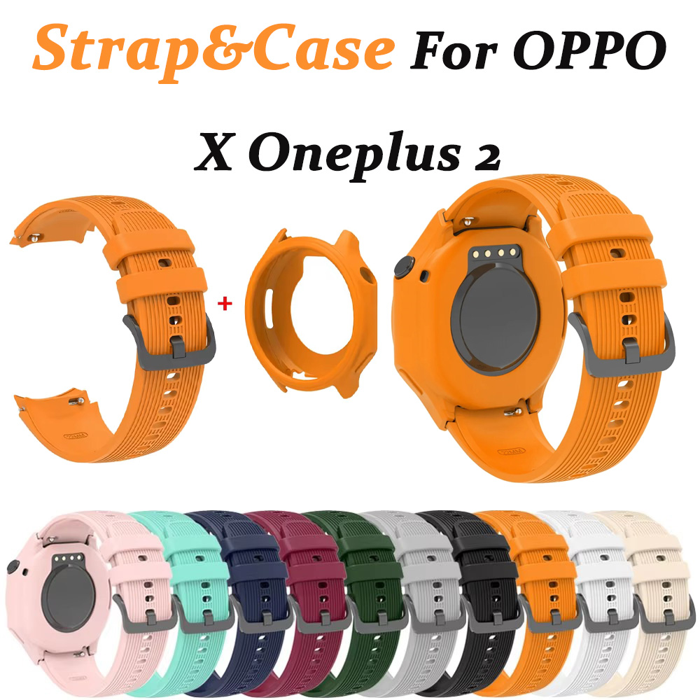 Smartwatch Oppo Watch - Silicone Watch Case & Strap for
