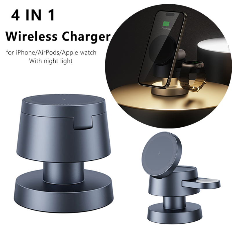 Smartwatch Watches Compatible With Iphone - 3 in 1 Wireless Charger For