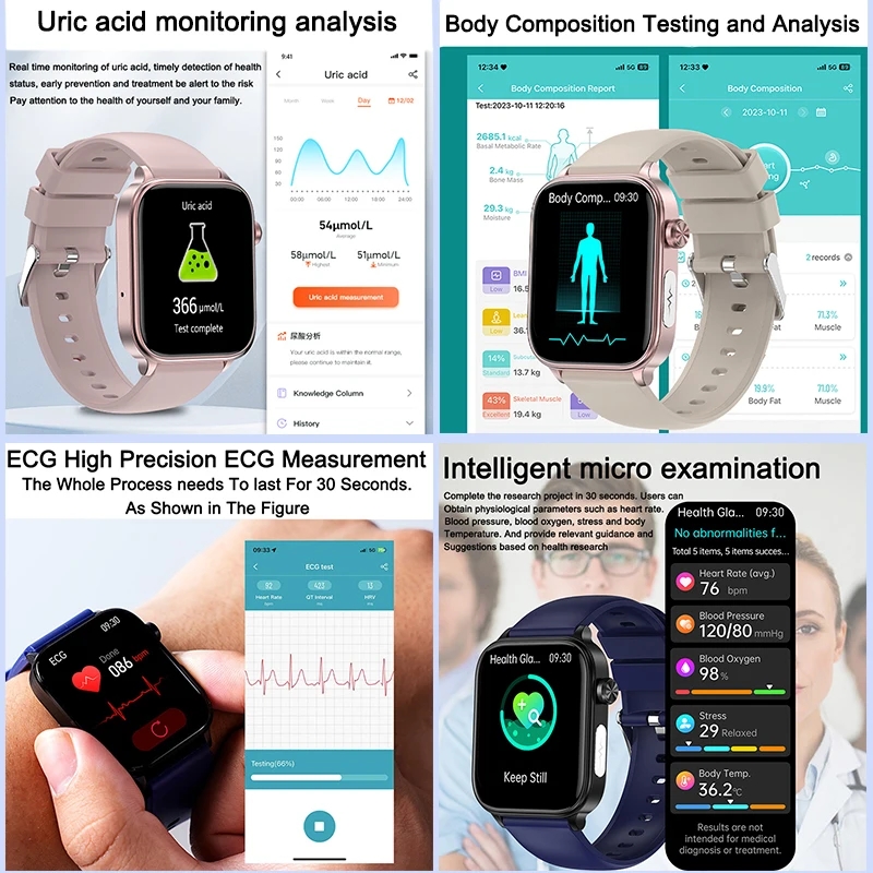 2025 New For XIAOM1 ECG+PPG Bl - Smartwatch New Watches 2025 recension och pris