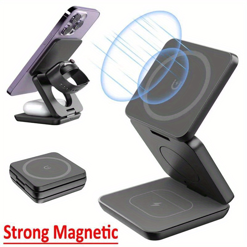 Foldable 3 in 1 Fast Wireless  - Smartwatch Watches Compatible With Iphone recension och pris