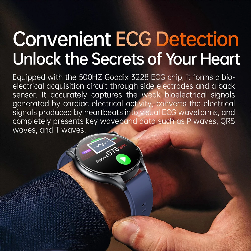 2025 New NFC+ECG+PPG Health Sm - Smartwatch New Watches 2025 recension och pris
