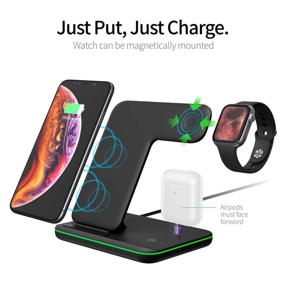15W Fast Qi Wireless Charger S - Watch Xs8 recension och pris