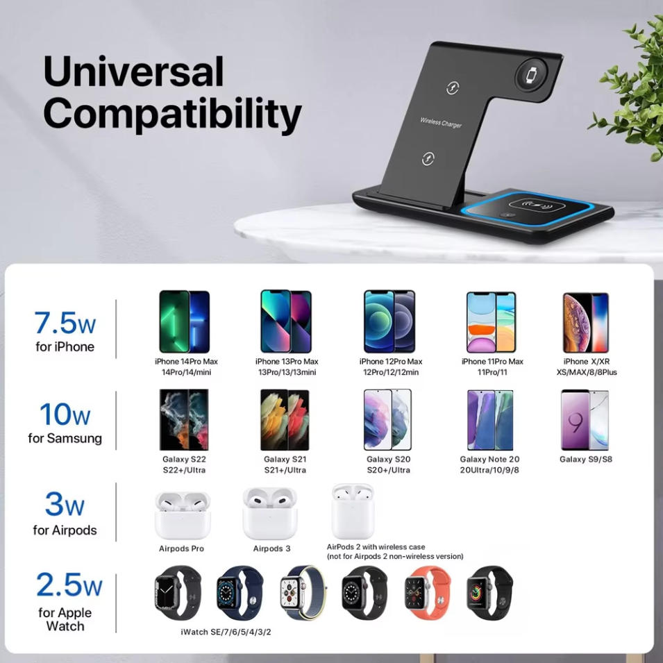 Fast Wireless Charger Charging - Smartwatch Watches Compatible With Iphone recension och pris