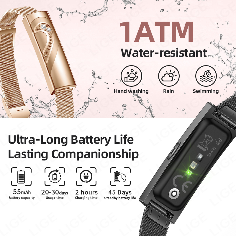 LIGE Smart Bracelet Real-time  - Couple Watches Smartwatch recension och pris