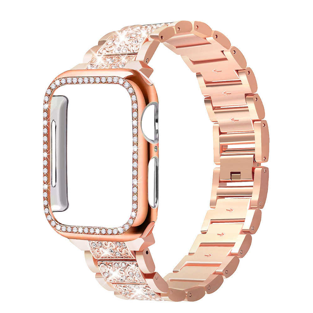 Case+Bling strap for Apple Wat - Smartwatch Luxury Watches For Women recension och pris