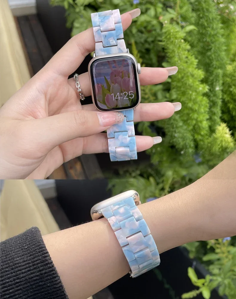 Luxury Resin strap for Apple W - Smartwatch Luxury Watches For Women recension och pris