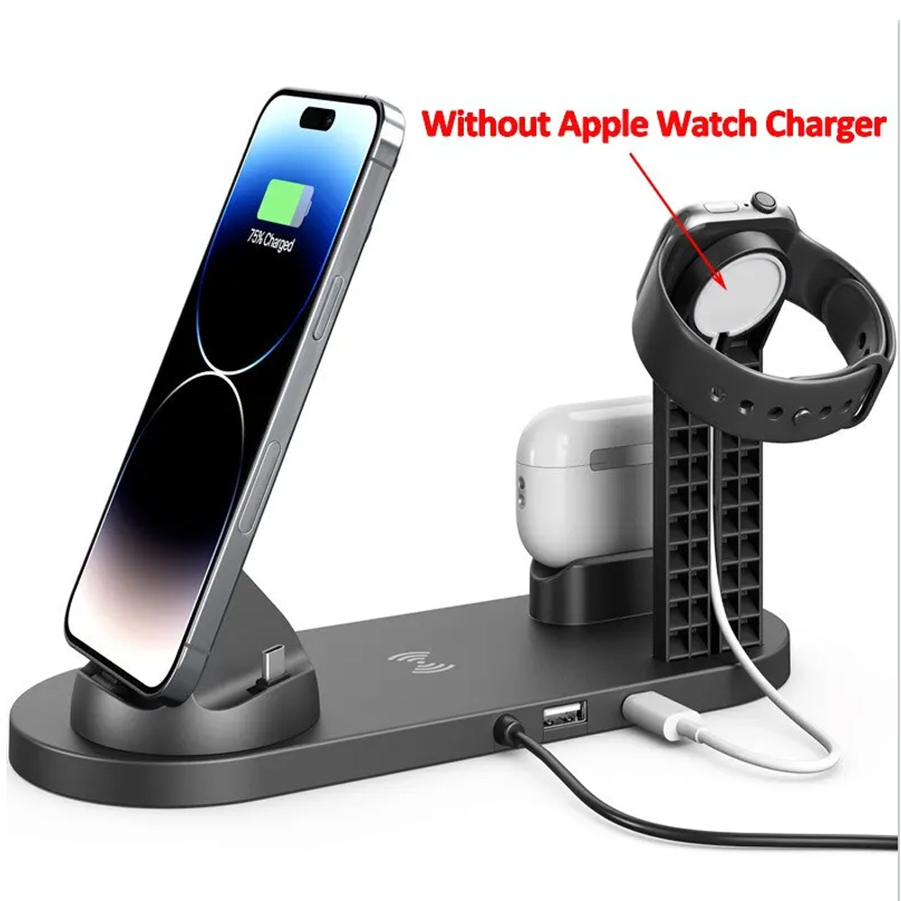 30W 7 in 1 Wireless Charger St - Smartwatch Watches Compatible With Iphone recension och pris