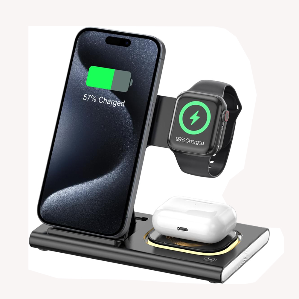 3 in 1 Foldable Charging Stati - Watch Xs8 recension och pris