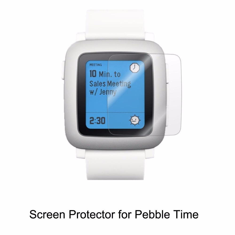 6* Clear LCD PET Film Anti-Scr - Smartwatch Pebble Watches recension och pris