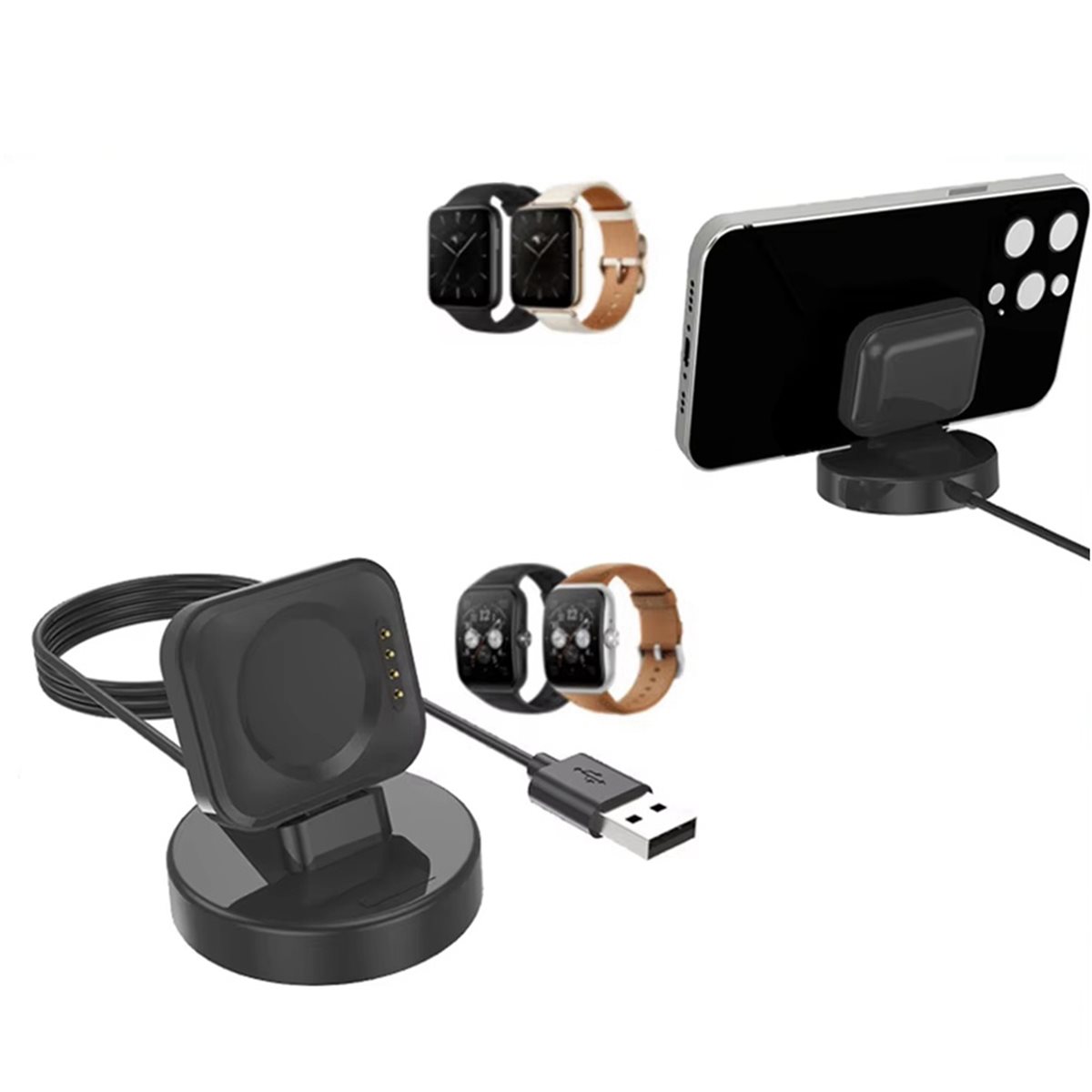 update. 2X Charger Dock Statio - Smartwatch Oppo Watch recension och pris