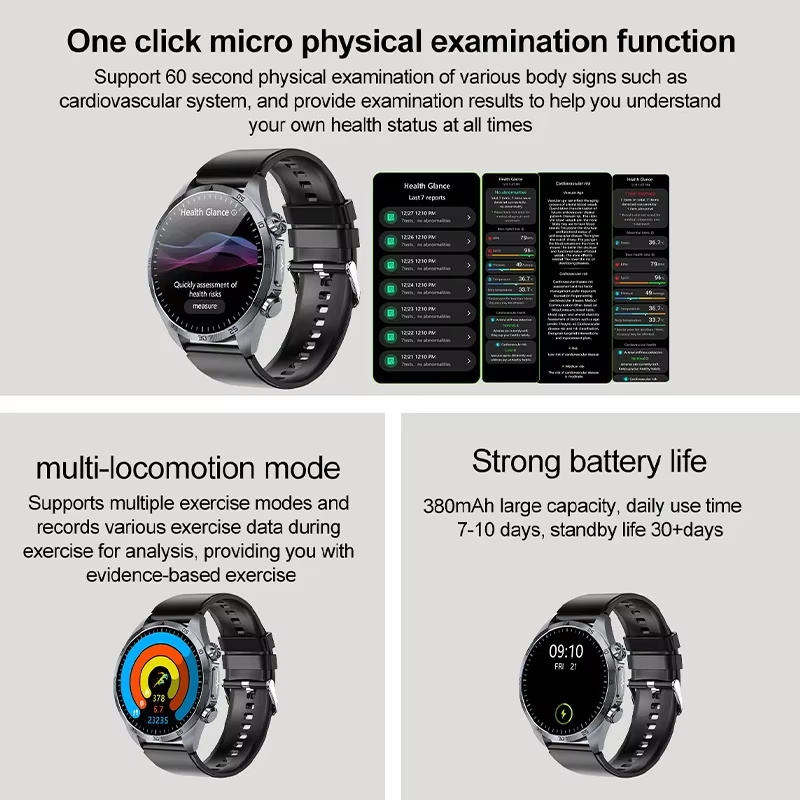 2026 New ECG+PPG Monitor Pulse - Smartwatch New Watches 2025 recension och pris