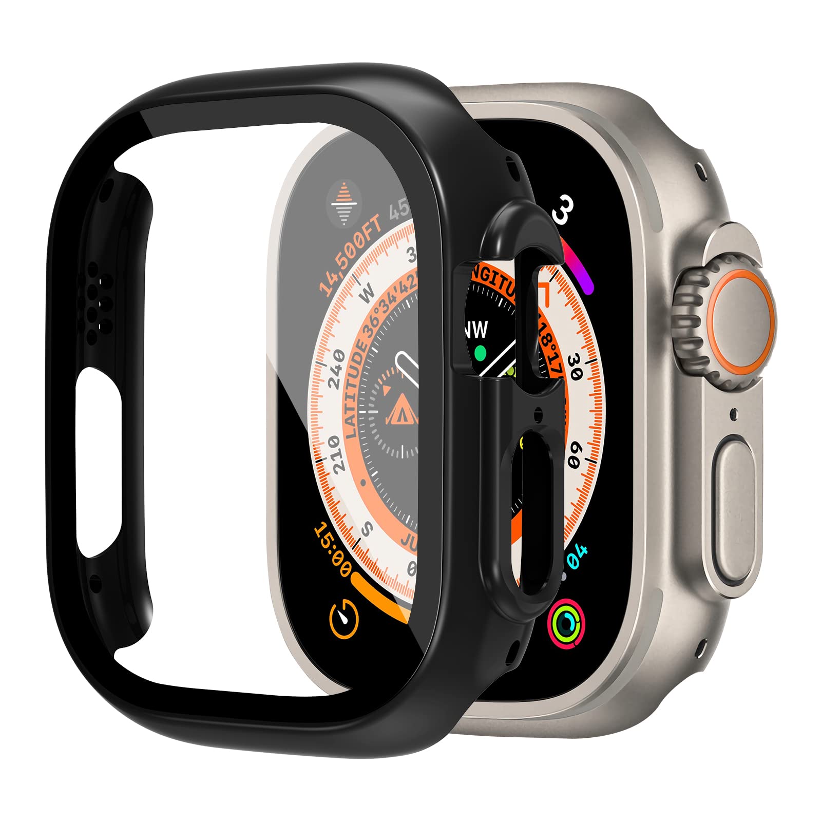 Glass+case For Apple Watch Ult - Apple Watch Band recension och pris