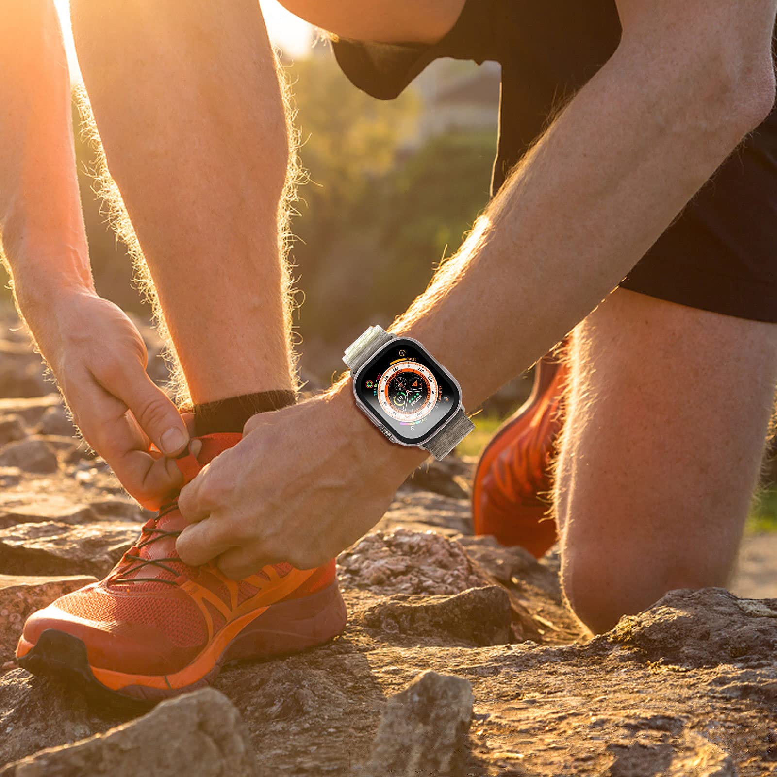 Glass+case For Apple Watch Ult - Apple Watch Band recension och pris