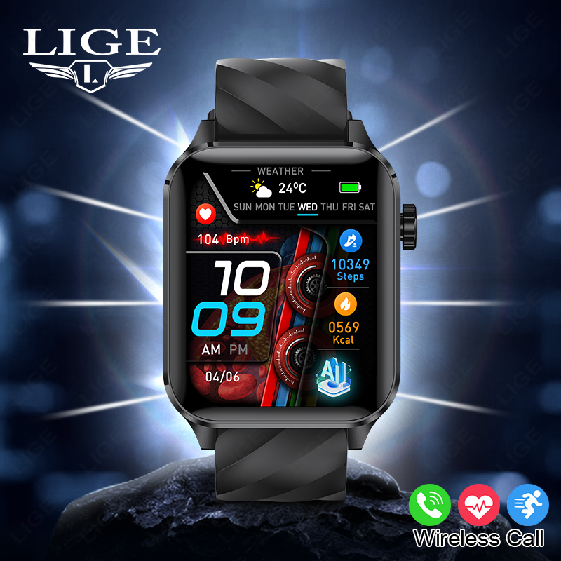 LIGE New Bluetooth Call Smart  - Smartwatch Iphone Watches For Women recension och pris