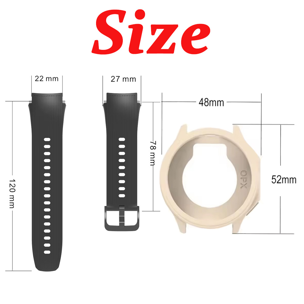 Silicone Watch Case & Strap fo - Smartwatch Oppo Watch recension och pris