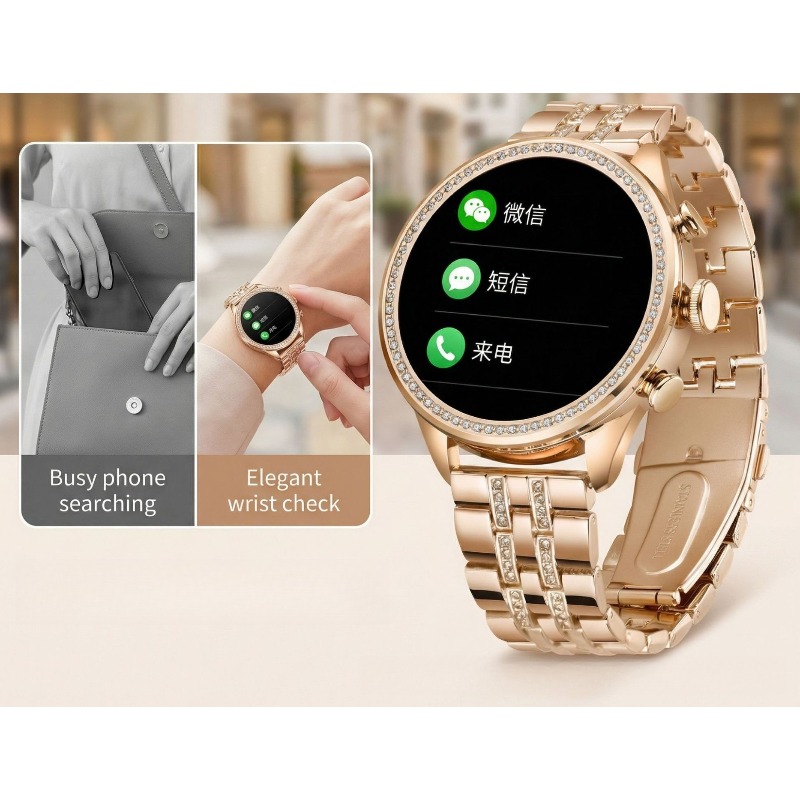 Cross-Border Exclusive Supply  - Watches Ladies Smartwatch recension och pris