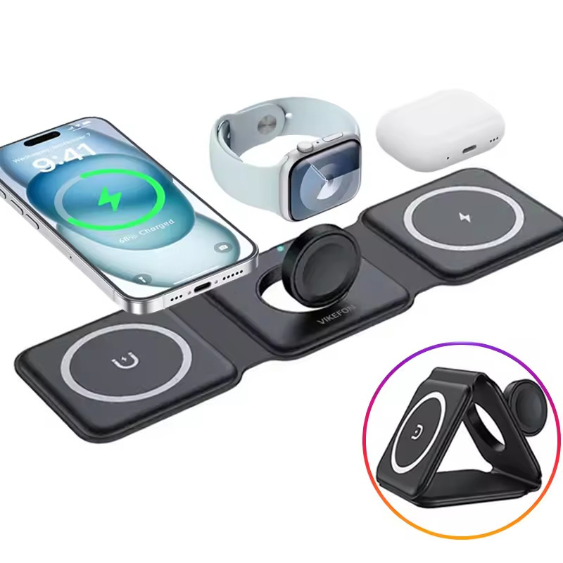 3-in-1 Magnetic Folding Wirele - Smartwatch Watches Compatible With Iphone recension och pris