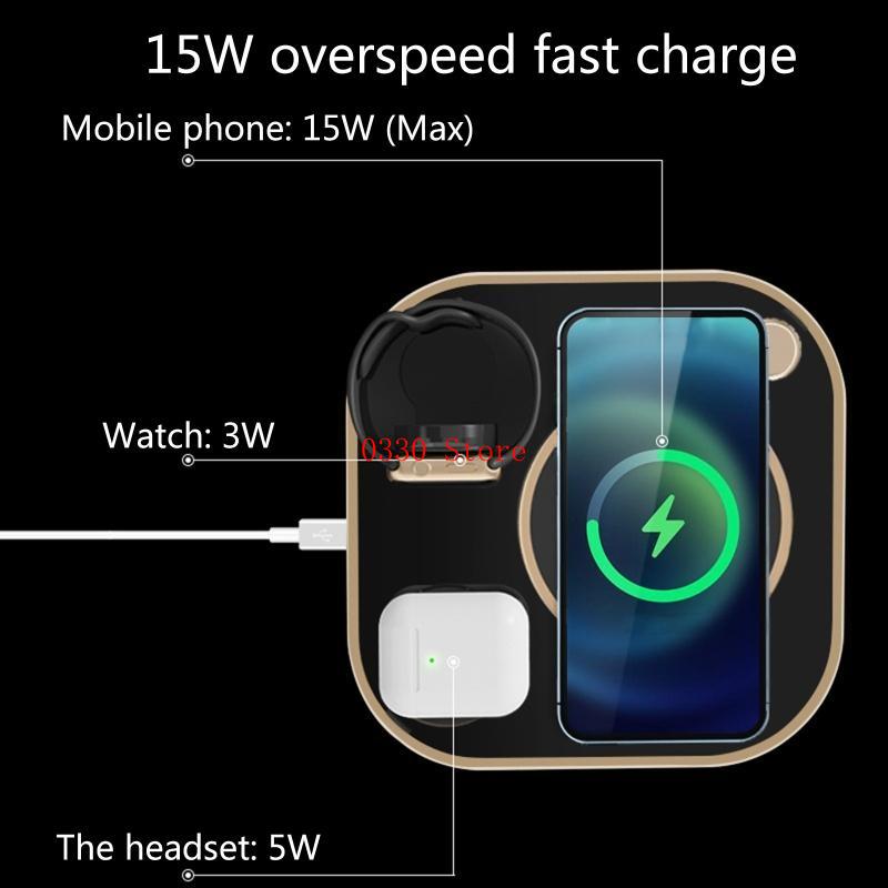 15W Fast Wireless 3 in 1 Qi Ch - Watch Xs8 recension och pris