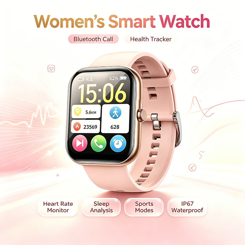 Women Smart Watch BT Call Hear - Watches Ladies Smartwatch recension och pris