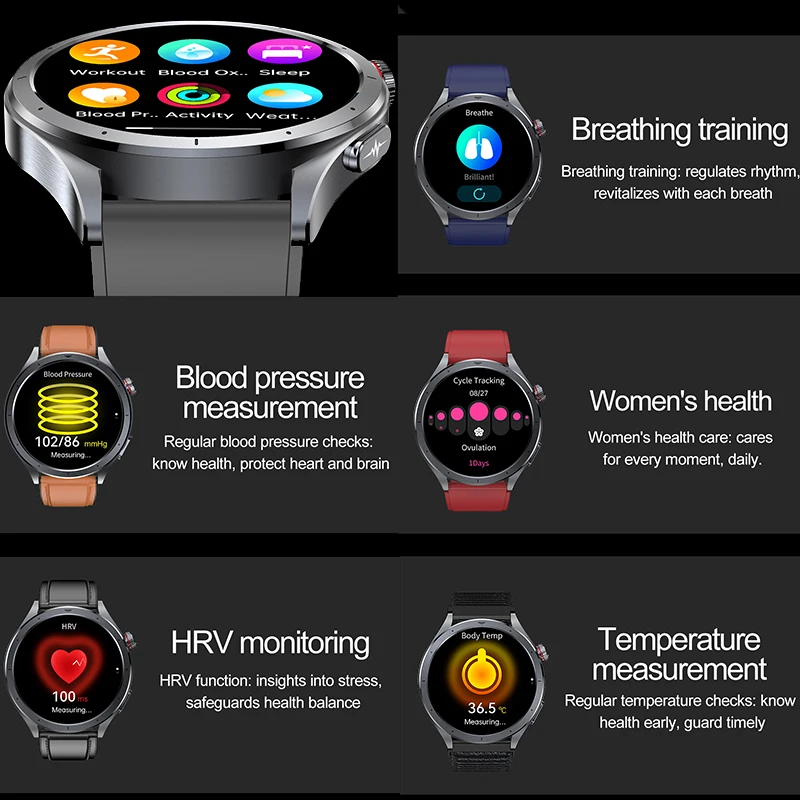 2025 New Health Detection ECG+ - Smartwatch New Watches 2025 recension och pris