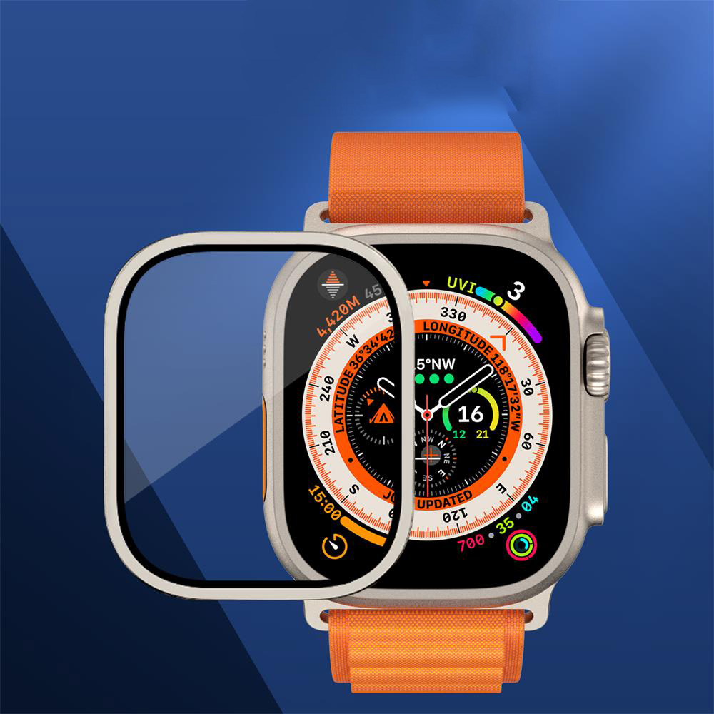 Metal Bumper+Tempered Glass Fo - Apple Watch Band recension och pris