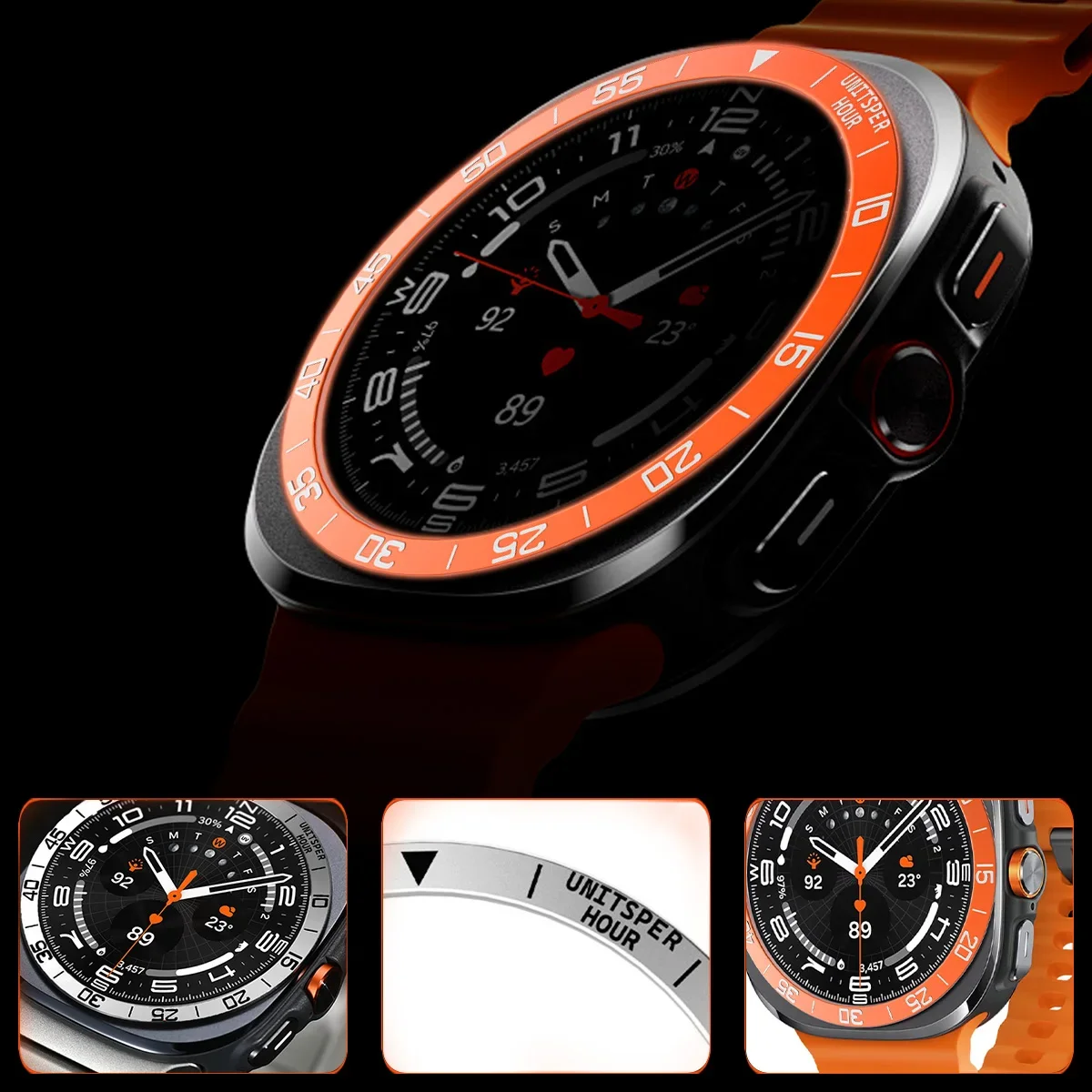 Metal Cover Bezel Ring Case Fo - Watch Smartwatch Android recension och pris