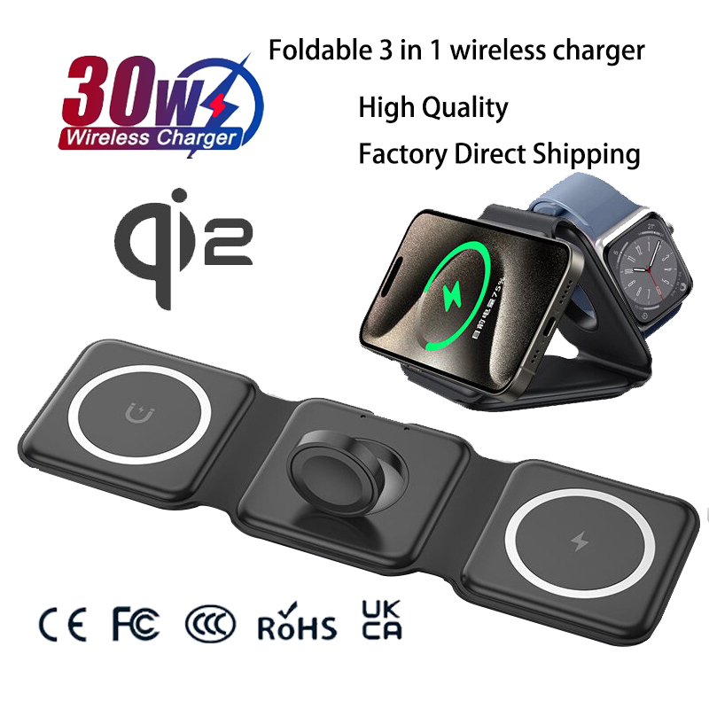 Universal Qi2 Magnetic Foldabl - Smartwatch Watches Compatible With Iphone recension och pris