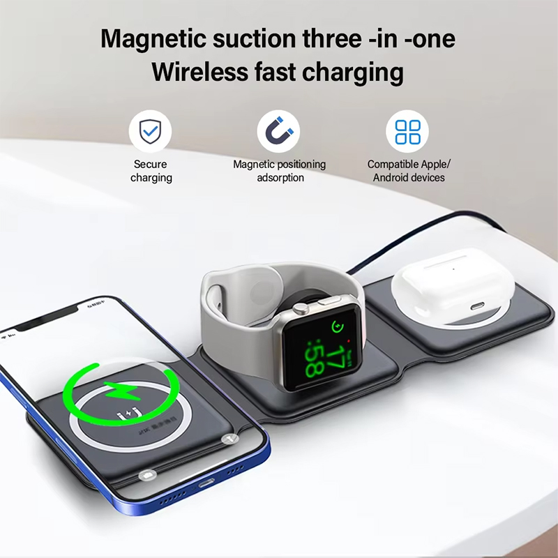 Universal Qi2 Magnetic Foldabl - Smartwatch Watches Compatible With Iphone recension och pris