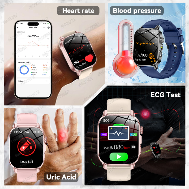 GUHUAVMI 2026 New Precise Heal - Smartwatch New Watches 2025 recension och pris