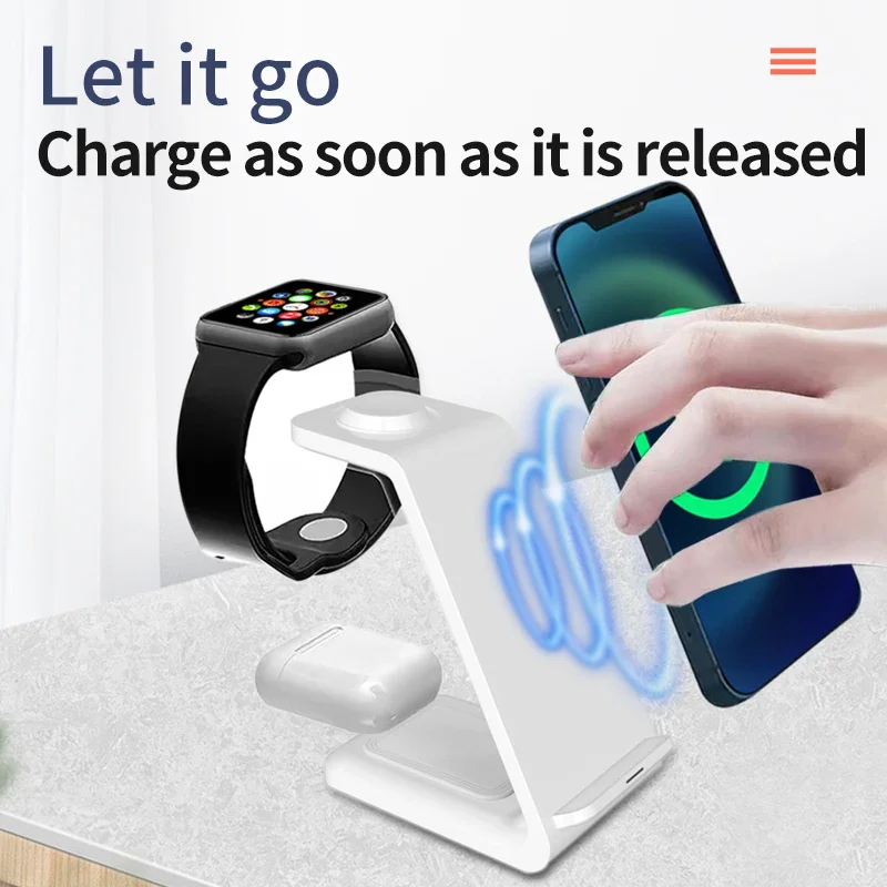 30W 3 In 1 Wireless Charger  S - Watch Xs8 recension och pris