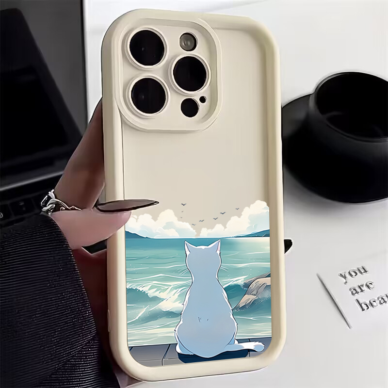Cute Cat Watching the Sea Phon - Watch Xs8 recension och pris