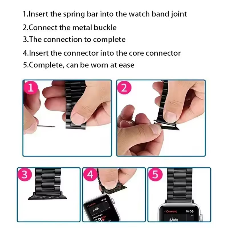 Watchband Connector for Apple  - Apple Watch Band recension och pris