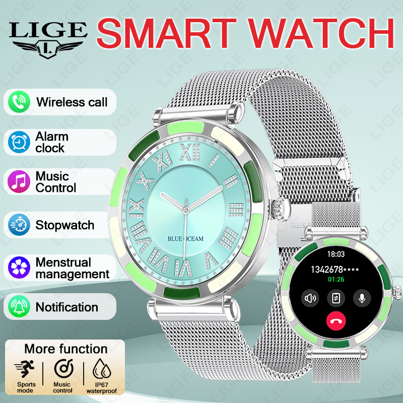LIGE Luxury Women Smart Watche - Smartwatch Luxury Watches For Women recension och pris