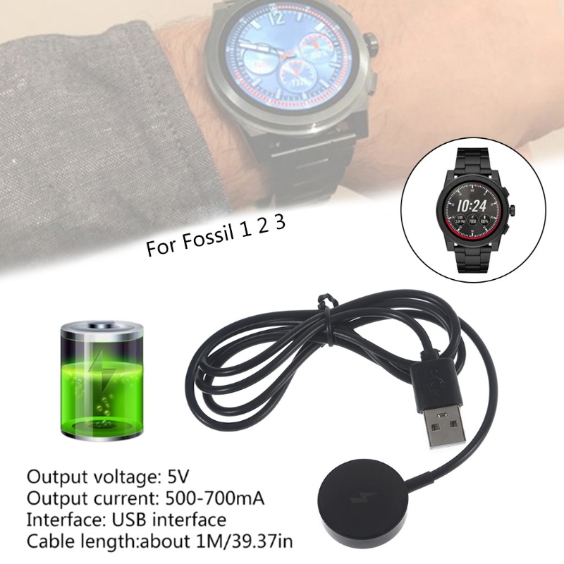 USB Watch Charger Adapter Smar - Fossil Watches Smartwatch Gen 3 recension och pris