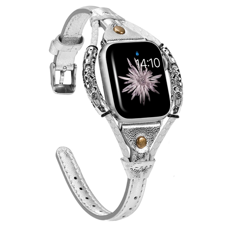 Genuine Leather Strap for Appl - Smartwatch Luxury Watches For Women recension och pris