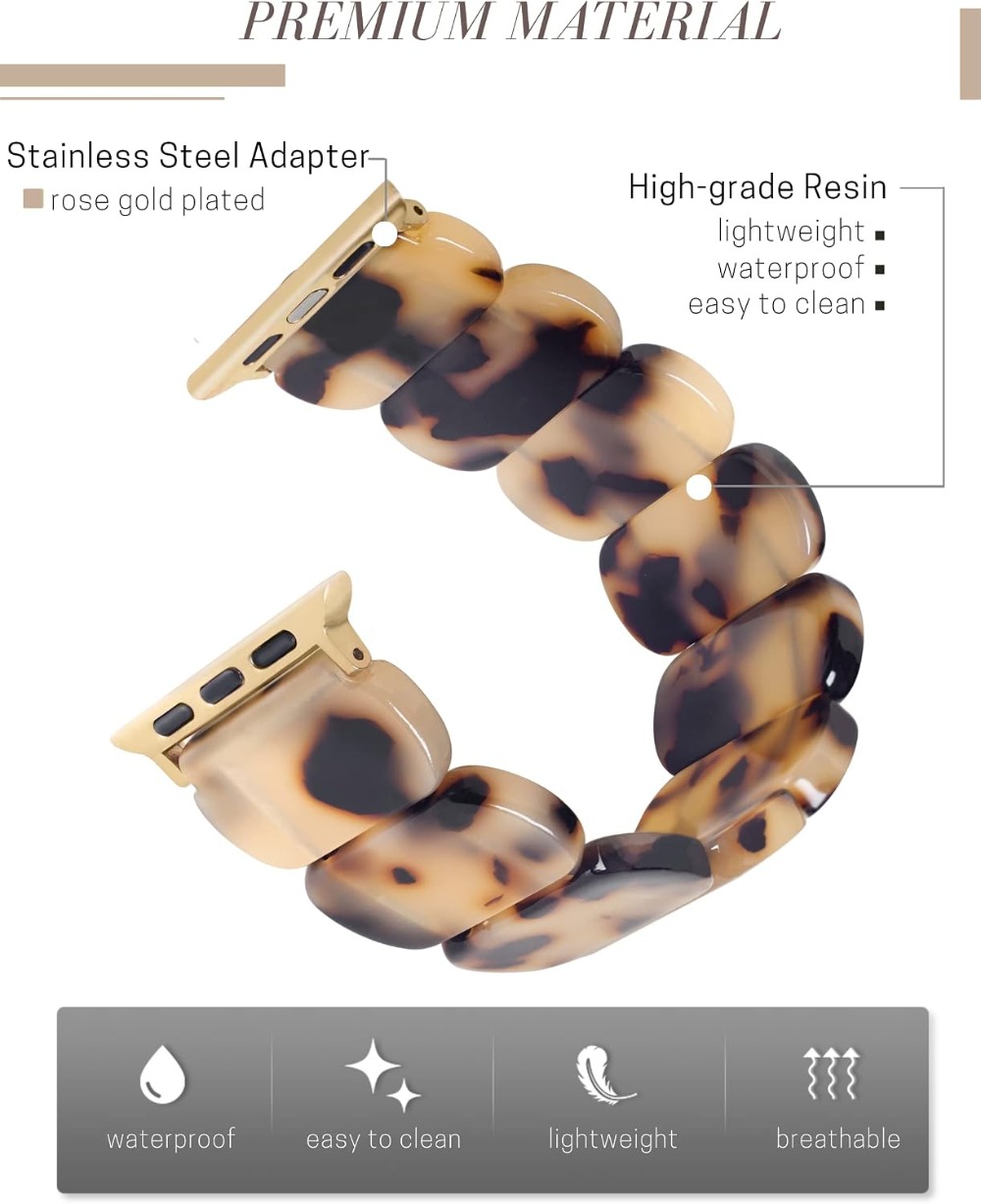 Heesch Tortoise Stretchy Watch - Apple Watch Band recension och pris