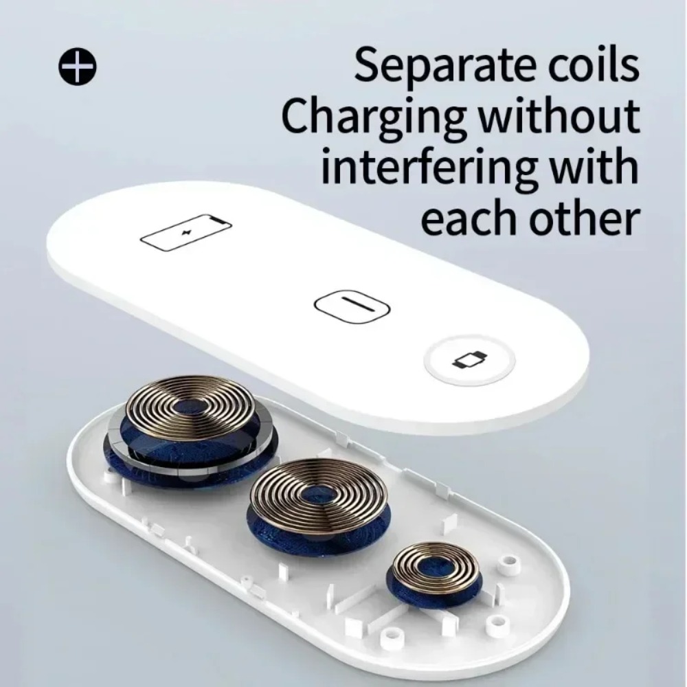 3-in-1 Wireless Charging Pad F - Smartwatch Watches Compatible With Iphone recension och pris
