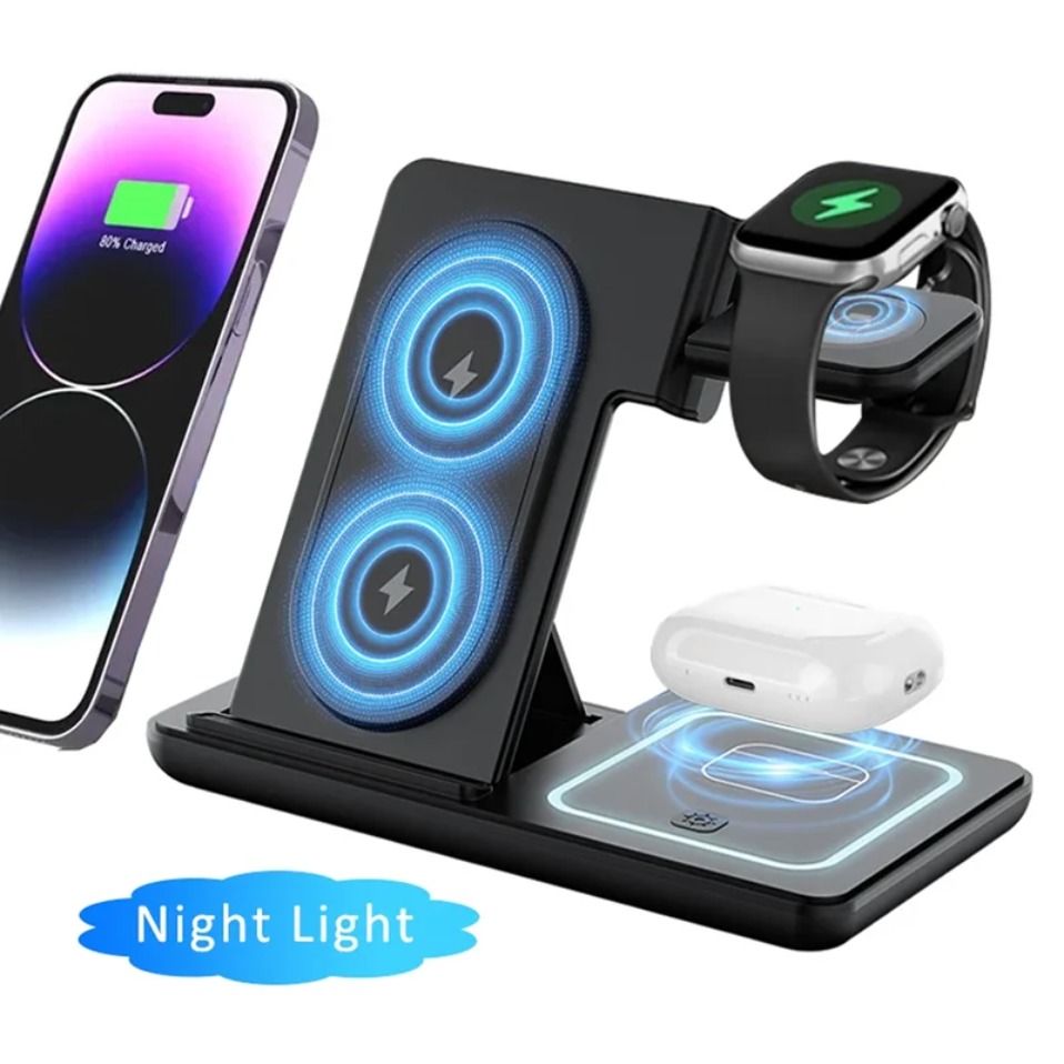 Night LED Light 3 In 1 Wireles - Smartwatch Watches Compatible With Iphone recension och pris