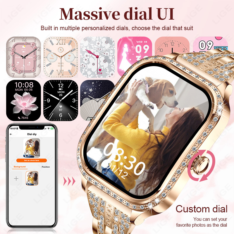 LIGE Smart Watch Women Waterpr - Watches Ladies Smartwatch recension och pris