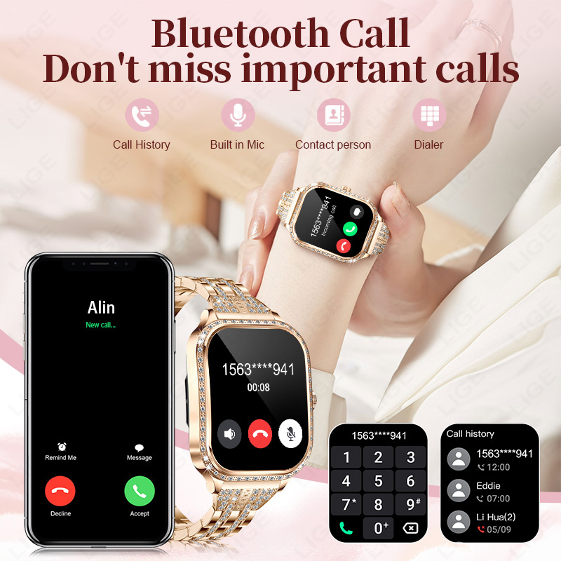 LIGE Smart Watch Women Waterpr - Watches Ladies Smartwatch recension och pris