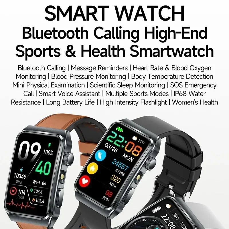 2026 New ECG+PPG Health Analys - Smartwatch New Watches 2025 recension och pris