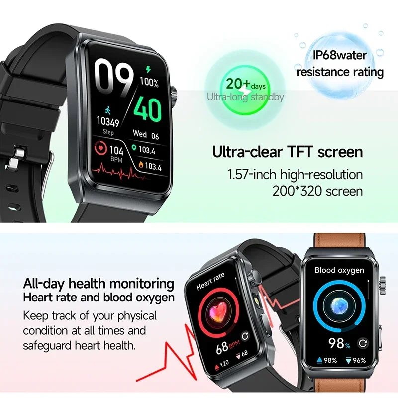 2026 New ECG+PPG Health Analys - Smartwatch New Watches 2025 recension och pris